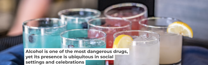 Alcohol is woven into the thread of American life, from work events to major holidays and everything in between. TravisLincoln/iStock via Getty Images Plus